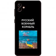 Чохол для Samsung Galaxy A04 (A045) MixCase патріотичні дитина показує шлях кораб