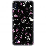 Чохол для Samsung Galaxy A10 (A105) MixCase мультики black cat