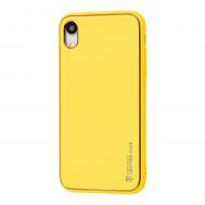 Чохол для iPhone Xr Leather Xshield yellow