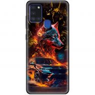 Чохол для Samsung Galaxy A21s (A217) MixCase машини неон bmw вовк