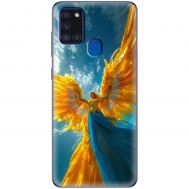 Чохол для Samsung Galaxy A21s (A217) MixCase патріотичні ангел українка