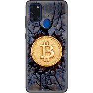 Чохол для Samsung Galaxy A21s (A217) MixCase гроші bitcoin