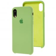 Чохол silicone case для iPhone Xr mint