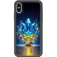 Чохол для iPhone X / XS MixCase MixCase Новий рік 2025 новорічний герб України