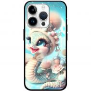 Чохол для iPhone 16 Pro Max MixCase MixCase Новий рік 2025 мила змійка