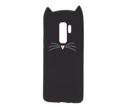 3D чохол для Samsung Galaxy S9+ (G965) кіт чорний