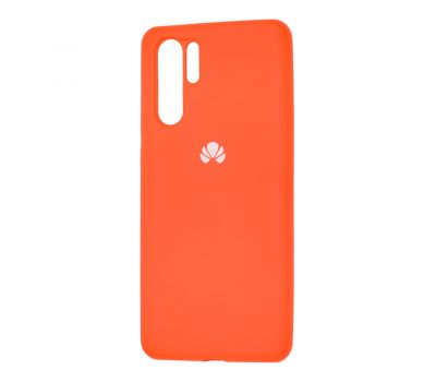 Чохол для Huawei P30 Pro Silicone Full помаранчевий
