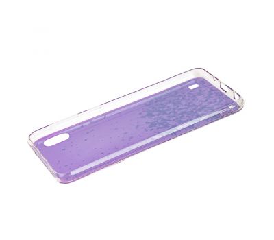 Чохол для Samsung Galaxy A10 (A105) блискітки + popsocket "світло-фіолетовий" 1002081