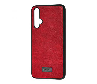 Чохол для Huawei Nova 5T Sulada Leather червоний