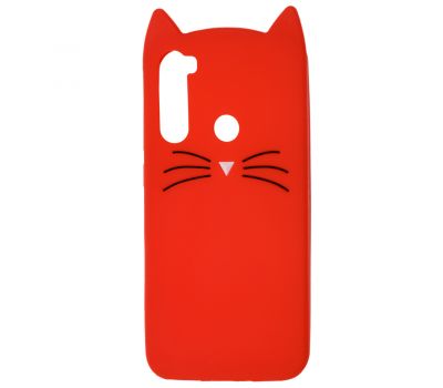 3D чохол для Xiaomi Redmi Note 8 кіт червоний