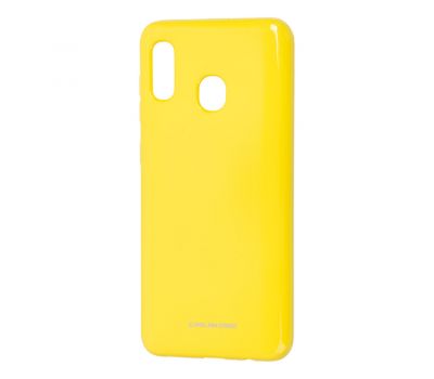Чохол для Samsung Galaxy A40 (A405) Molan Cano Jelly глянець жовтий