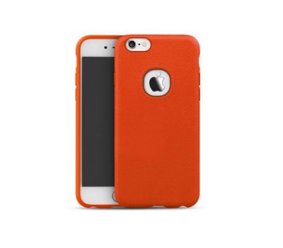 Чохол iPaky для iPhone 6 з імітацією шкіри помаранчевий 1005448