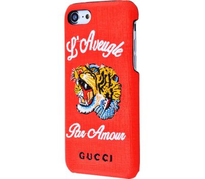 Чохол для iPhone 7 тигр червоний
