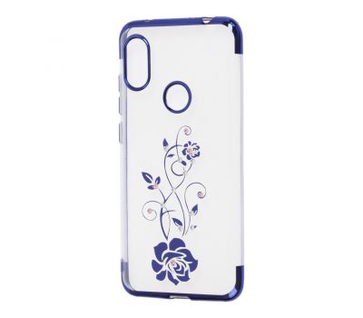 Чохол для Xiaomi Redmi Note 6 Pro kingxbar diamond flower синій