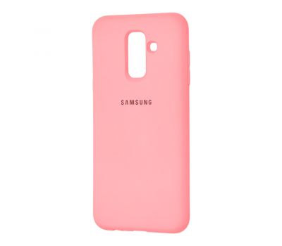 Чохол для Samsung Galaxy A6+ 2018 (A605) Silicone Full рожевий