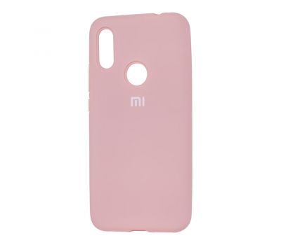 Чохол для Xiaomi Redmi 7 Silicone Full блідо-рожевий 1015759