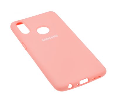Чохол для Samsung Galaxy A10s (A107) Silicone Full рожевий / персиковий 1016341