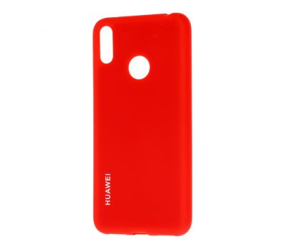 Чохол для Huawei Y7 2019 Silicone cover червоний