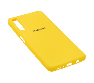 Чохол для Samsung Galaxy A7 2018 (A750) Silicone Full жовтий 1016440