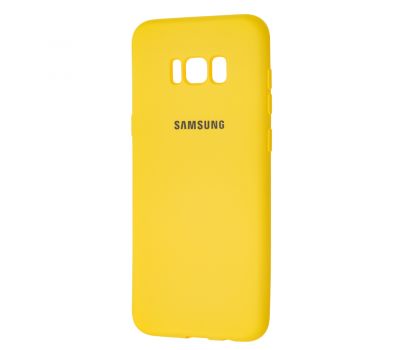 Чохол для Samsung Galaxy S8+ (G955) Silicone Full жовтий 1016574