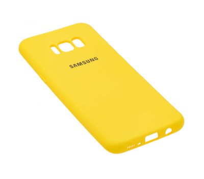 Чохол для Samsung Galaxy S8+ (G955) Silicone Full жовтий 1016575