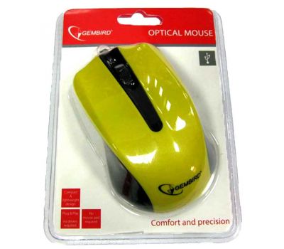 Мишка Gembird MUS-101-Y USB жовта 1016242
