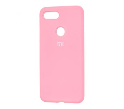 Чохол для Xiaomi Mi 8 Lite Silicone Full світло-рожевий 1017974