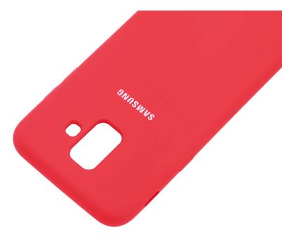 Чохол для Samsung Galaxy A6 2018 (A600) Silky Soft Touch червоний 1023811