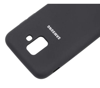 Чохол для Samsung Galaxy A6 2018 (A600) Silky Soft Touch чорний 1023826