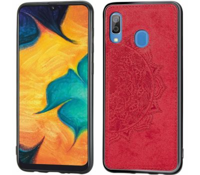 Чохол для Samsung Galaxy A20/A30 Mandala 3D червоний