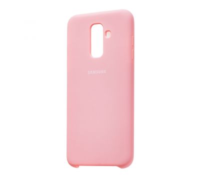 Чохол для Samsung Galaxy A6+ 2018 (A605) Silky Soft Touch світло рожевий 1023902