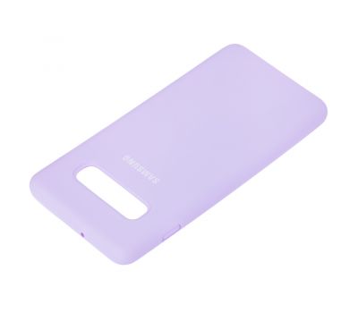 Чохол для Samsung Galaxy S10+ (G975) Silicone Full світло-фіолетовий 1023787