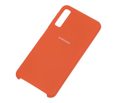 Чохол для Samsung Galaxy A7 2018 (A750) Silky Soft Touch помаранчевий 1023939
