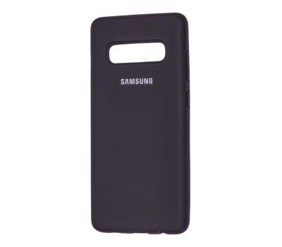 Чохол для Samsung Galaxy S10+ (G975) Silicone Full чорний 1023792