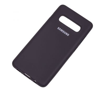Чохол для Samsung Galaxy S10+ (G975) Silicone Full чорний 1023793