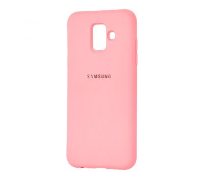 Чохол для Samsung Galaxy A6 2018 (A600) Silicone Full рожевий