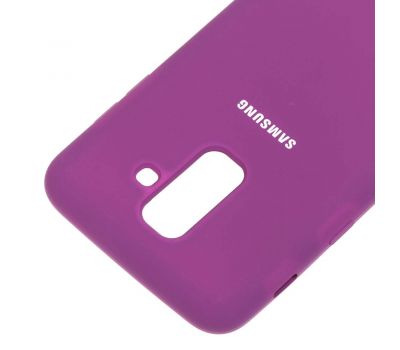 Чохол для Samsung Galaxy A6+ 2018 (A605) Silky Soft Touch бузковий 1024927