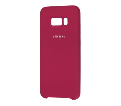 Чохол для Samsung Galaxy S8 Plus (G955) Silky Soft Touch "вишневий" 1025201
