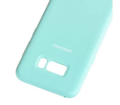 Чохол для Samsung Galaxy S8 Plus (G955) Silky Soft Touch бірюзовий 1025240