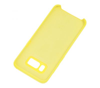 Чохол для Samsung Galaxy S8 (G950) Silky Soft Touch лимонний 1025138