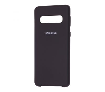 Чохол Samsung Galaxy S10 (G973) Silky Soft Touch чорний 1025067