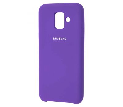Чохол для Samsung Galaxy A6 2018 (A600) Silky Soft Touch фіолетовий 1026840