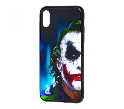 Чохол для iPhone X / Xs glass new "Joker" 1029383