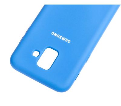Чохол для Samsung Galaxy A6 2018 (A600) Silky Soft Touch світло синій 1032503