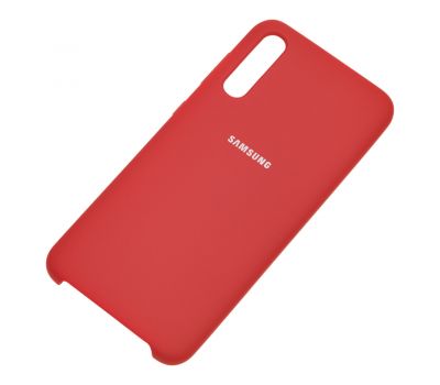 Чохол для Samsung Galaxy A50/A50s/A30s Silky Soft Touch "кармін" 1032243