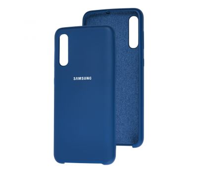 Чохол для Samsung Galaxy A50/A50s/A30s Silky Soft Touch "синій"
