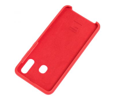 Чохол для Samsung Galaxy A20/A30 Silky Soft Touch червоний 1032409