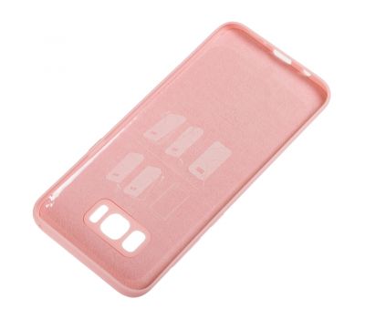 Чохол Samsung Galaxy S8+ (G955) Silicone cover рожевий 1032668