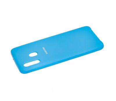 Чохол для Samsung Galaxy A20/A30 Silky Soft Touch блакитний 1032405