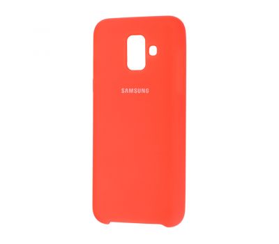 Чохол для Samsung Galaxy A6 2018 (A600) Silky Soft Touch неон рожевий